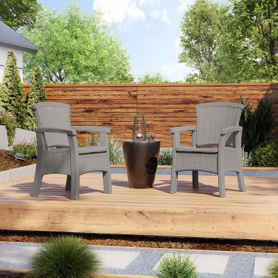 2PK GRY Dining Chair
