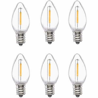 6PK LED Candle Bulb