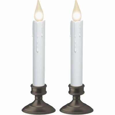 2PK LED Candle/Timer