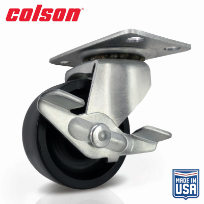 2" BLK PolySWVLK Caster