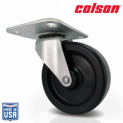 3" BLK PolySWV Caster