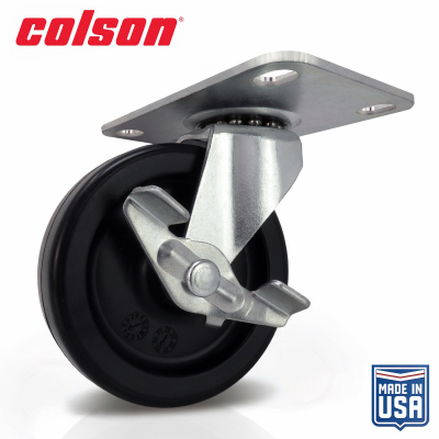 3" BLK PolySWVLK Caster