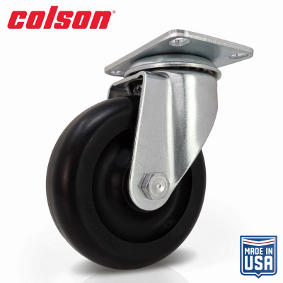 4" BLK PolySWV Caster