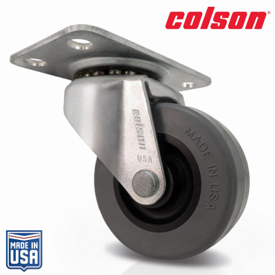 2" GRY RubbSWV Caster