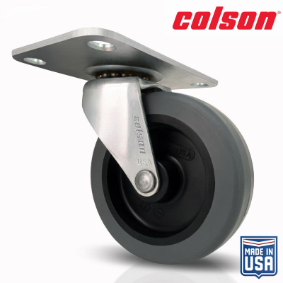 3" GRY RubbSWV Caster