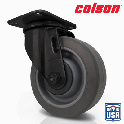 4" GRY RubbSWV Caster