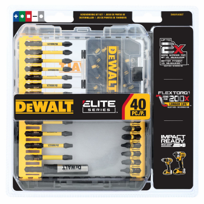 40PC 1/4" Imp Bit Set