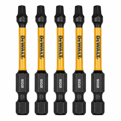 5PC 2-1/4" SQ2 Bit Set