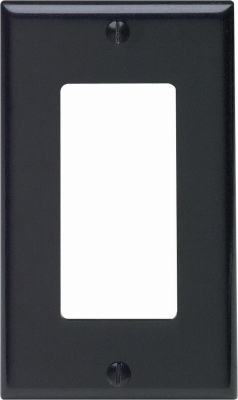 BLK 1-GFI WALL PLATE
