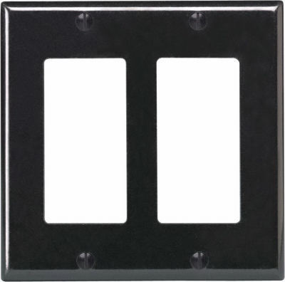 BL DBL ROCKER WALLPLATE
