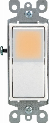 WHT 1POLE GRND SWITCH