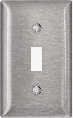 1G SS TOGGLE WALLPLATE