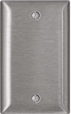 1G SS MG BLNK WALLPLATE