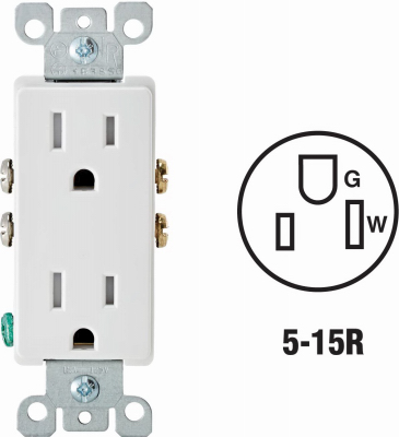 WH DECO TAMP RES OUTLET