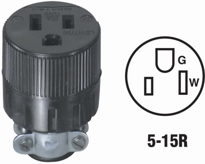 BLK CORD CONNECTOR
