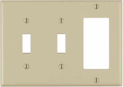IV 2T ROCKER WALLPLATE