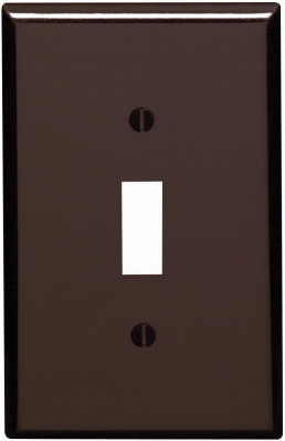 BRN 1-TOGGLE WALL PLATE
