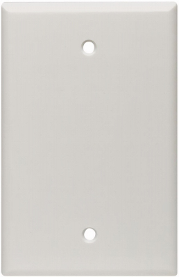 WHT BLANK WALL PLATE