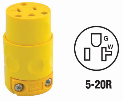 YLW 20A125V CONNECTOR