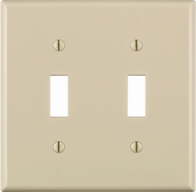 LT ALM 2-TGL WALLPLATE