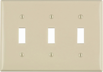 LT ALM 3TGL WALLPLATE