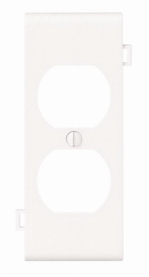 WHT DUPLEX CENTER PLATE