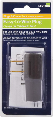 15A BRWN CORD PLUG