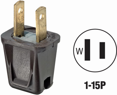 10A BRN CORD PLUG