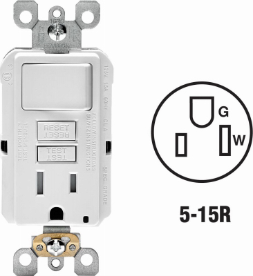 WH TAMPER GFCI SWITCH