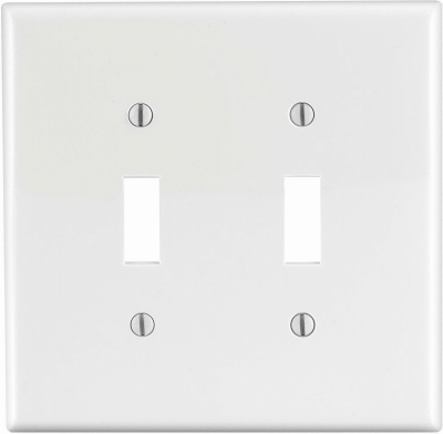 WHT 2-TGLMDWY WALLPLATE