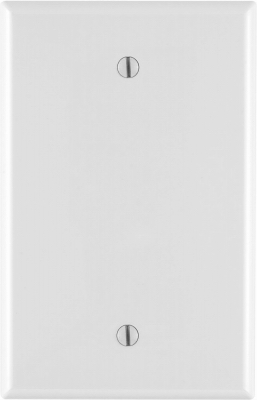 WHT 1G BLNKMW WALLPLATE