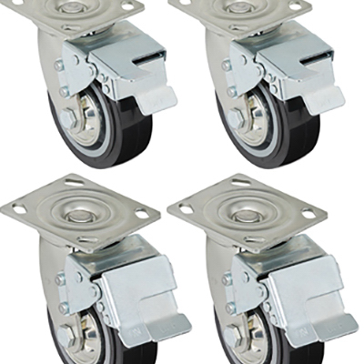4PC 5" Casters W/Brake