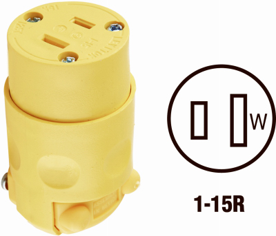YEL CORD CONNECTOR