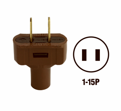BRN CORD PLUG