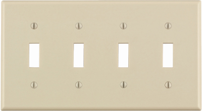 LT ALM 4-TGL WALLPLATE