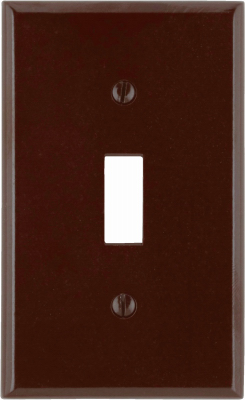 BRN 1-TOGGLE WALL PLATE