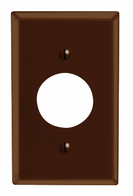 BRN 1-OUTLET WALL PLATE
