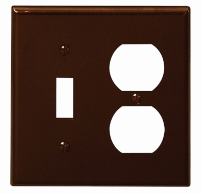 BRN COMBO WALL PLATE