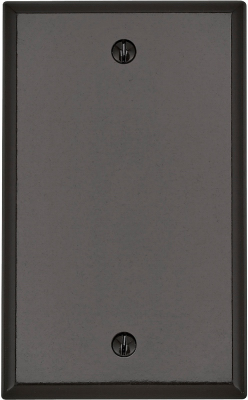 1G BRN BLANK WALLPLATE