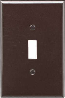BRN 1-TOGGLE WALL PLATE