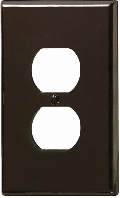 BRN DUPLEX WALL PLATE