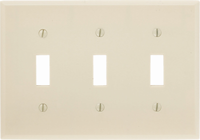 IV 3-TOGGLE WALL PLATE