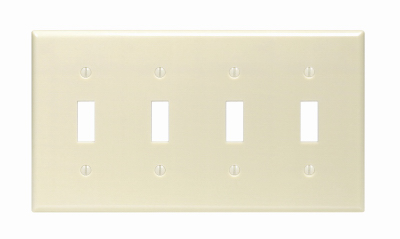IV 4-TOGGLE WALL PLATE