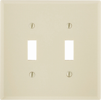 IV 2-TOGGLE WALL PLATE
