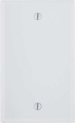 1G WHT BLANK WALLPLATE