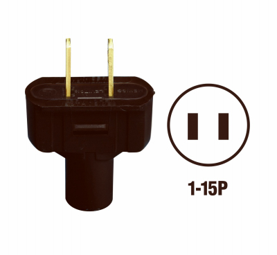 BLK CORD PLUG