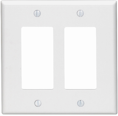 WHT 2-GFI WALL PLATE