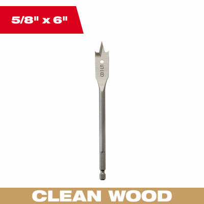 5/8x6 Spade Bit