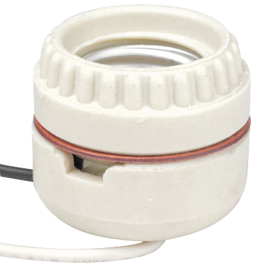 PORC SOCKET W/LEADS