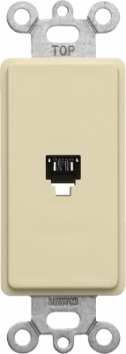 IVORY DEC PHONE JACK
